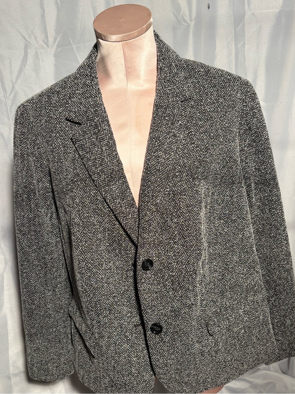 Talbots Gray Herringbone women’s blazer